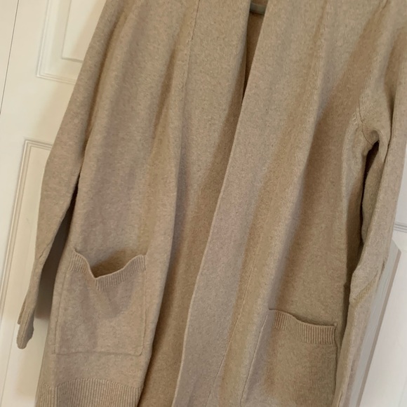 Like new Loft tan cardigan sweater - Picture 2 of 6